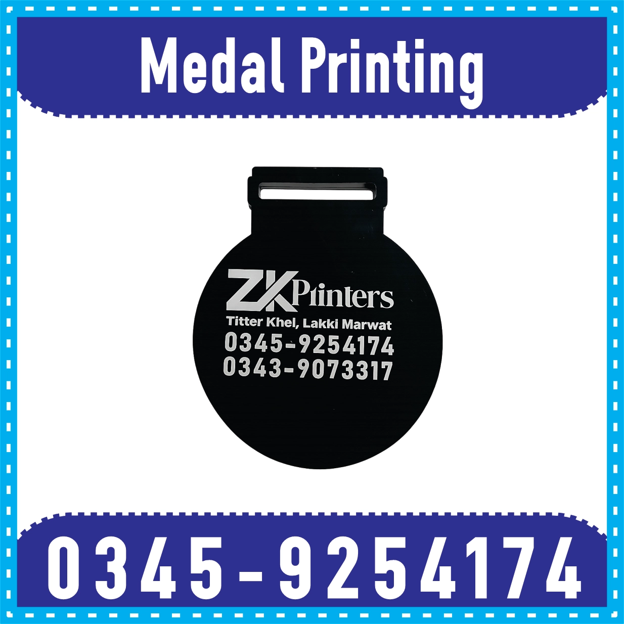 Custom Medal Printing Online in Islamabad & Rawalpindi